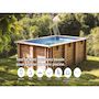Voir la diapositive 5 : GRE Piscine bois Mango 6,18 x 3,20 x 1,33 m - Gré
