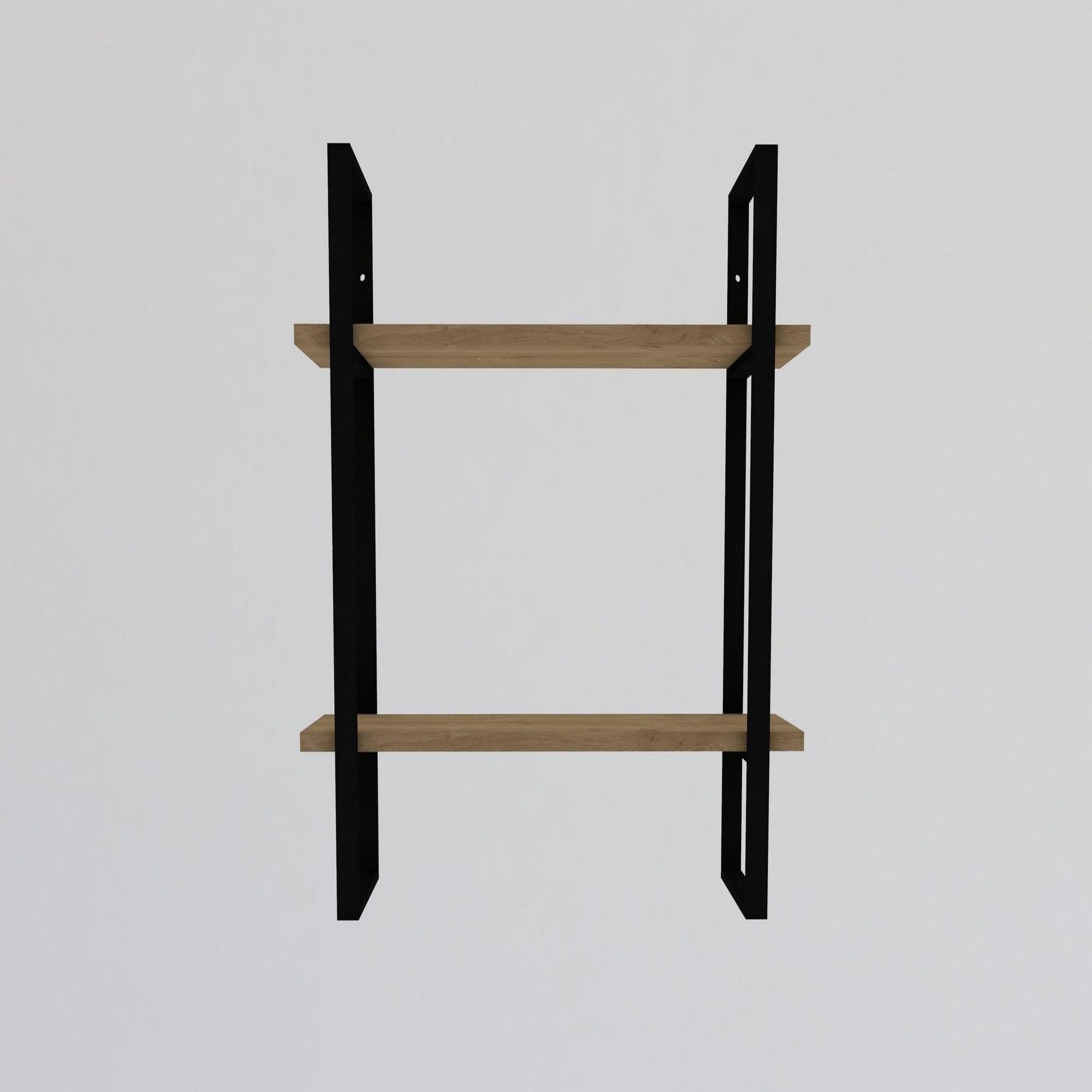 Voir la diapositive 4 : Habitat et Jardin Étagère murale en bois  buba  - 70 x 22 x 70 cm - marron