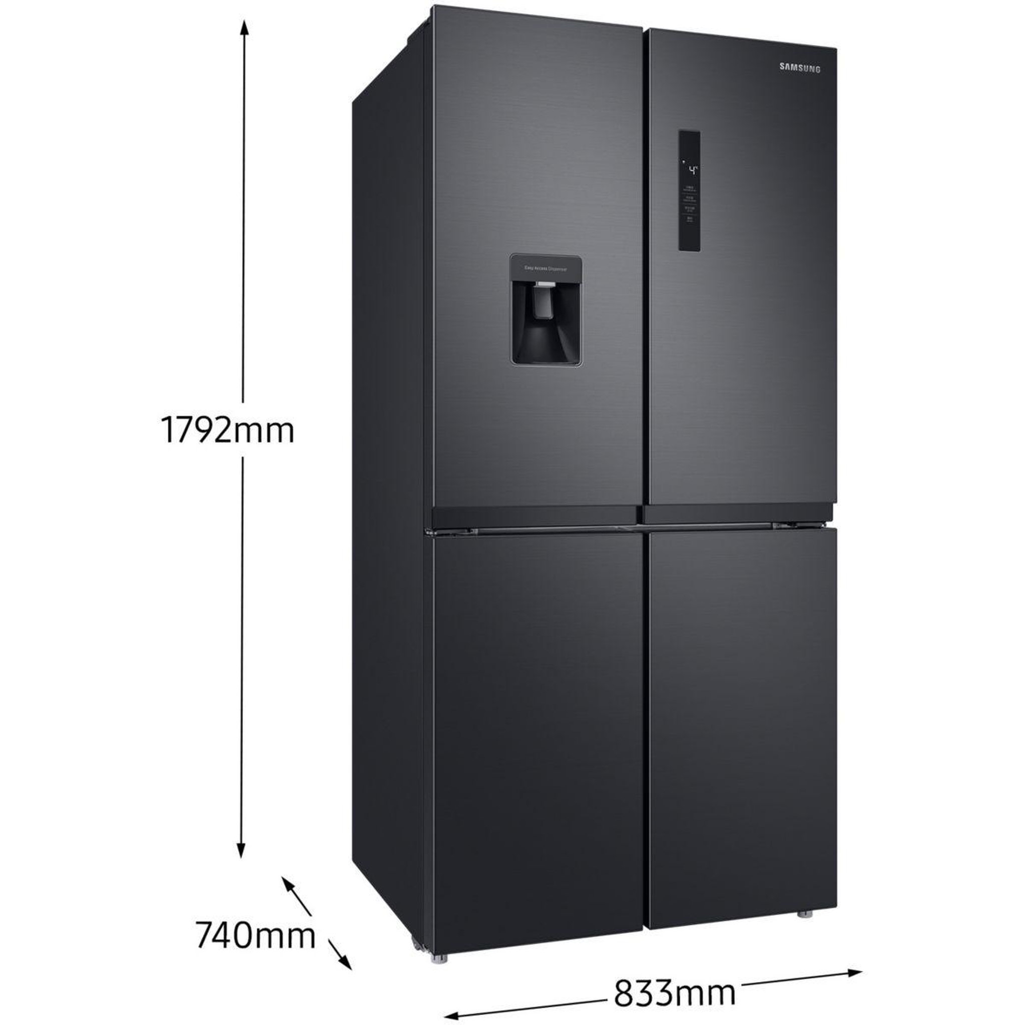 Voir la diapositive 4 : Samsung Réfrigérateur multi portes rf48a401eb4
