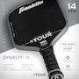 Voir la diapositive 3 : Franklin - raquette pickleball carbon - fs tour dynasty