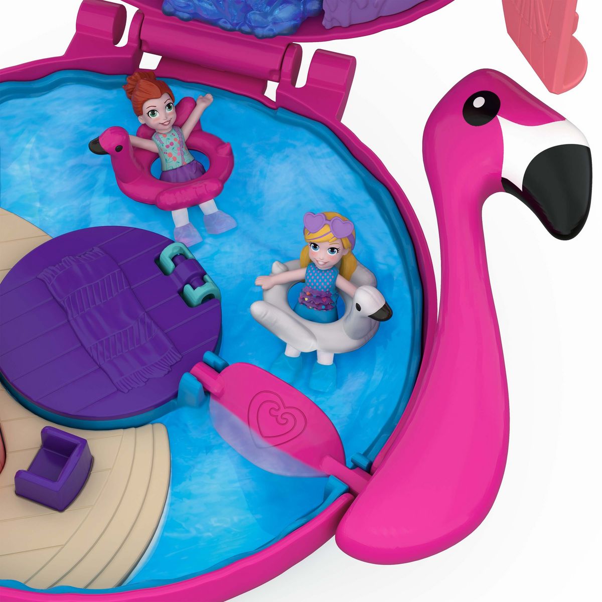 MATTEL La piscine du flamant rose - Polly pocket