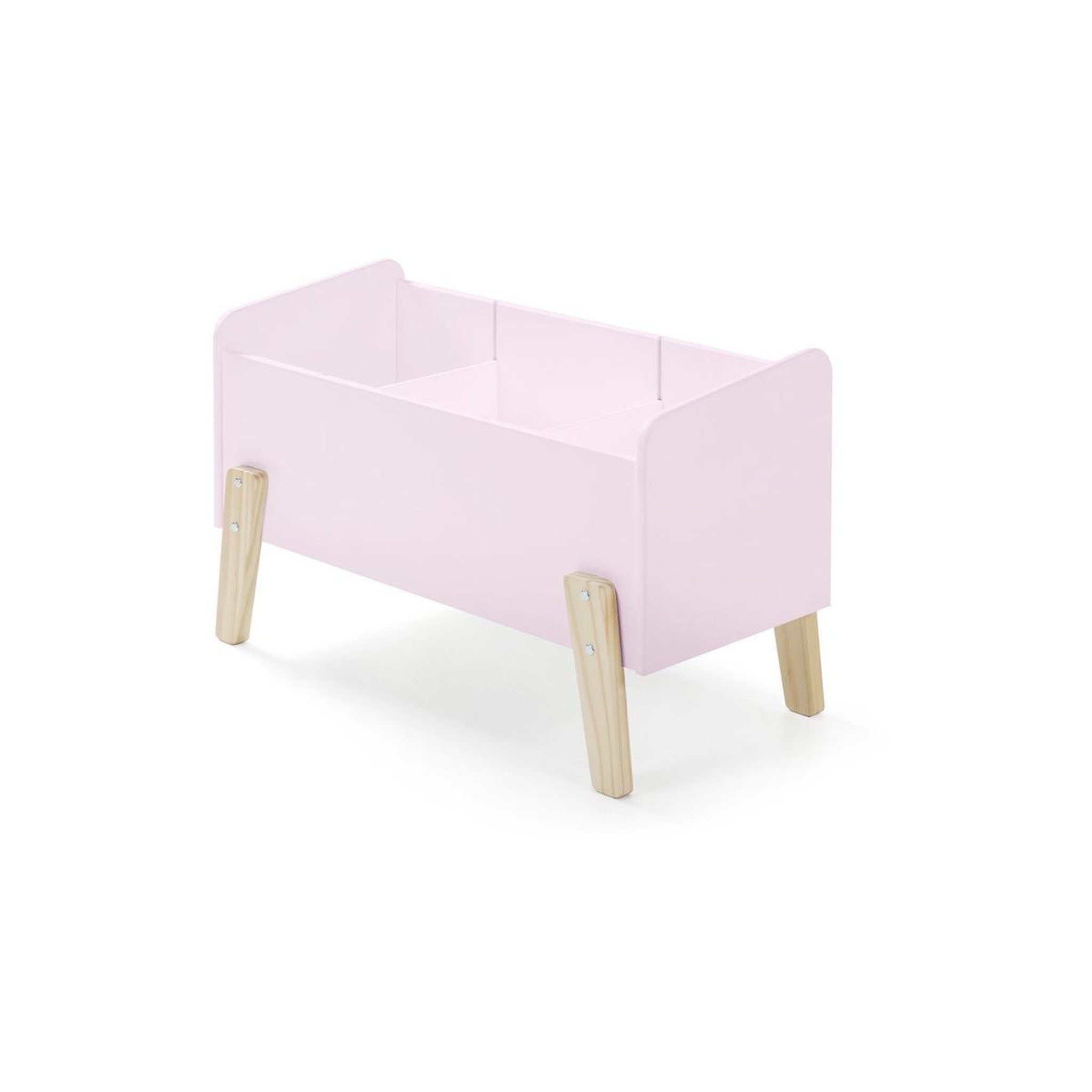 Voir la diapositive 4 : Paris Prix Pack - lit enfant, chevet & coffre  kiddy  90x200cm rose