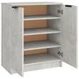 Voir la diapositive 5 : VIDAXL Armoire a chaussures Gris beton 59x35x70 cm Bois d'ingenierie