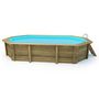 Voir la diapositive 3 : Habitat et Jardin Piscine bois   Brazilia 130    5.86 x 3.86 x 1.32 m