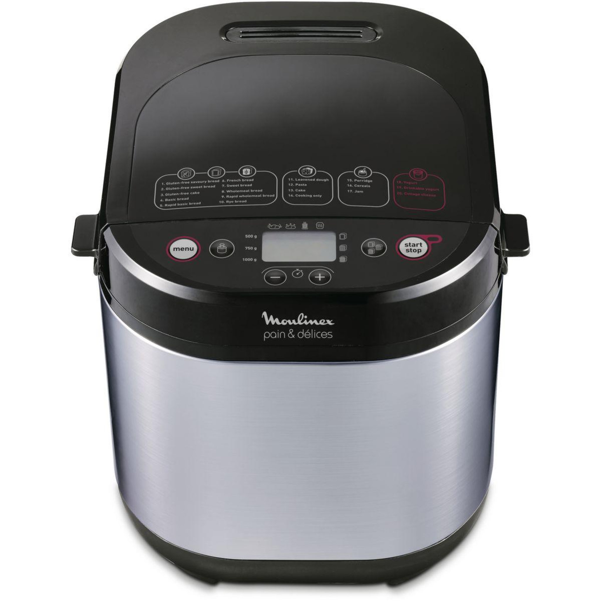 Voir la diapositive 2 : MOULINEX Machine à pain pain et delice 1 kg - ow240e30