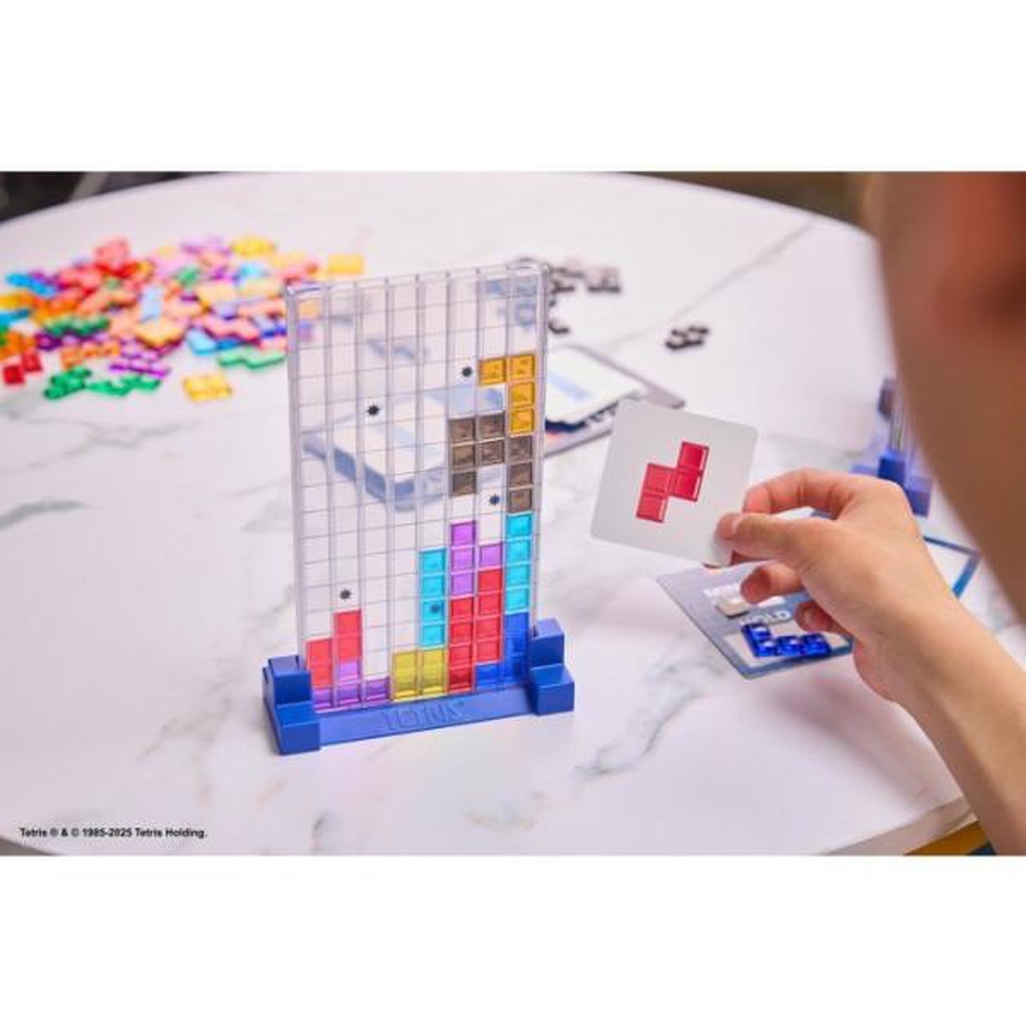 Voir la diapositive 3 : Spin Master Tetris - le jeu de stratégie familial - 2 a 4 joueurs - spin master - a partir de 8 ans