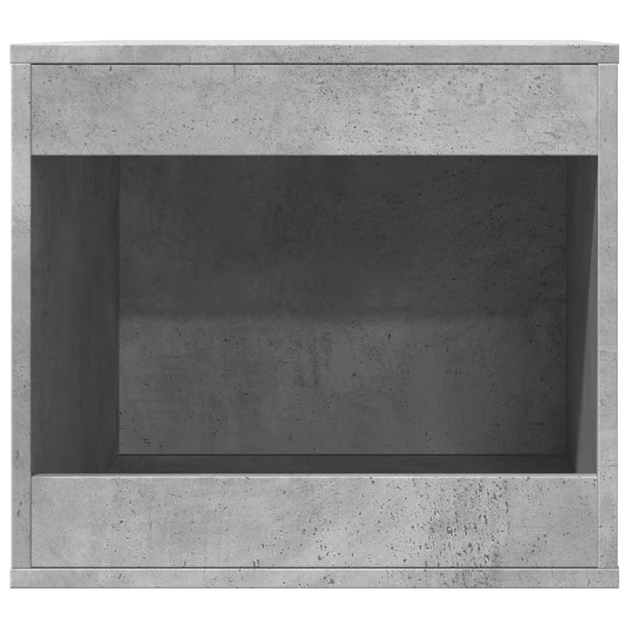 Voir la diapositive 4 : VIDAXL Meuble de bac a litiere pour chat gris beton bois d'ingenierie