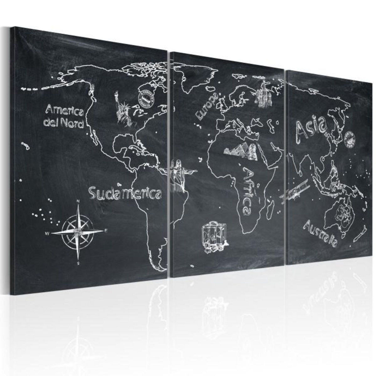 Paris Prix Tableau Imprimé  Voyageur Curieux Italie