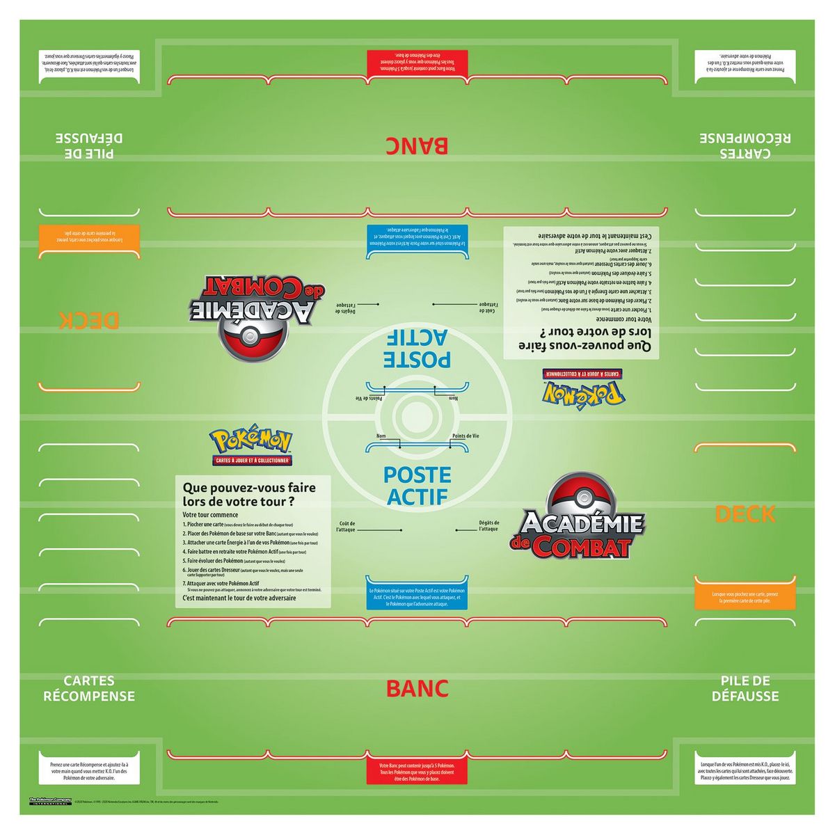 ASMODEE Jeu d'initiation Pokémon - Académie de combat 