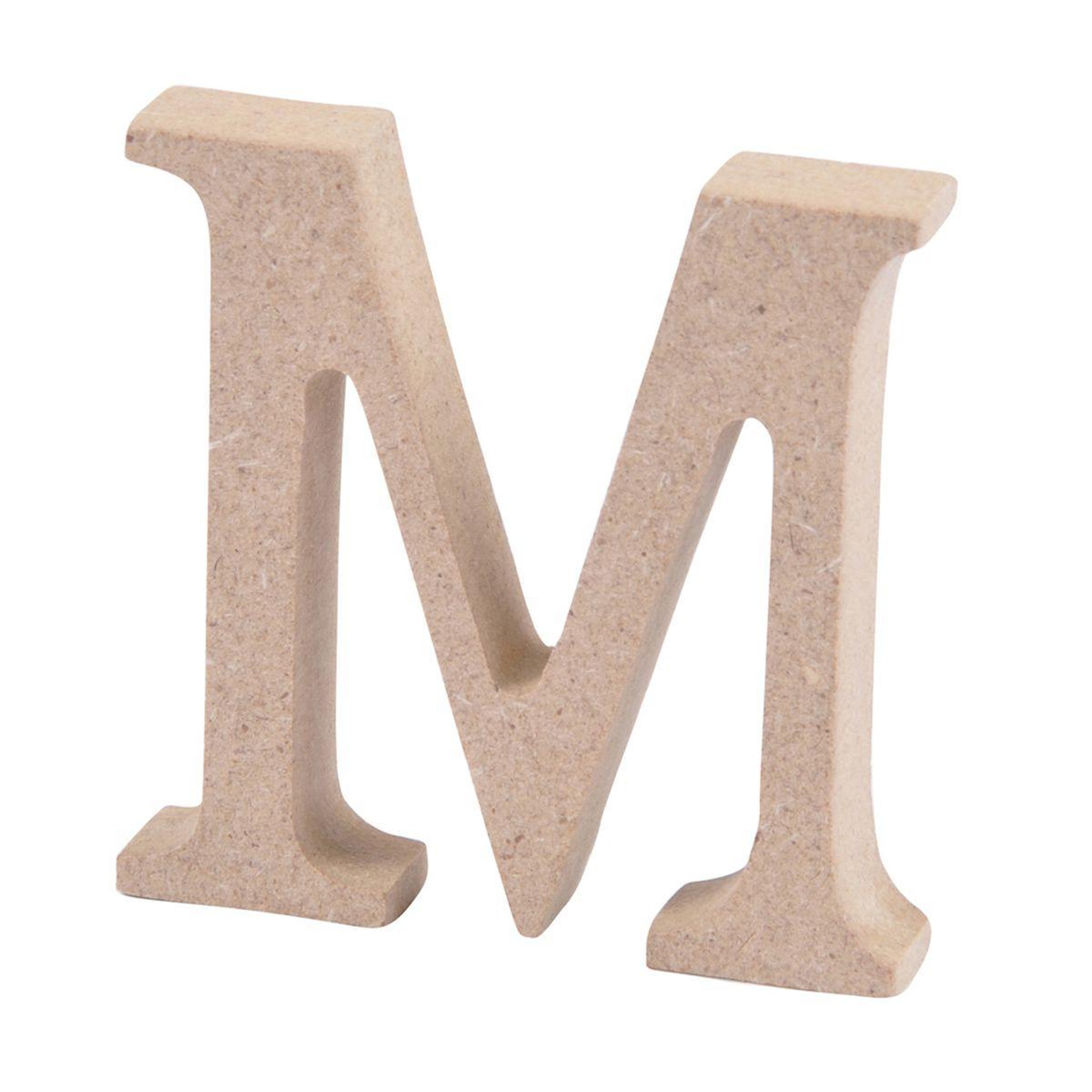 HOMEA Lettre à Décorer  M  5cm Naturel