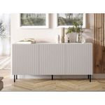 BEST MOBILIER Timote - buffet 3 portes - écru - 156 cm. Coloris disponibles : Beige