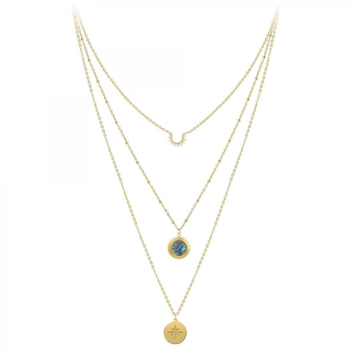 SC BOHEME Collier par SC Bohème orné de Cristaux scintillants