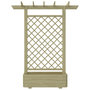 Voir la diapositive 2 : VIDAXL Jardiniere pergola 162 x 56 x 204 cm Bois