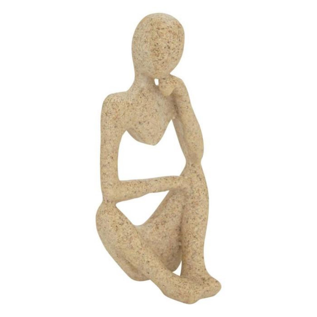ATMOSPHERA Lot de 3 Statuettes Femmes  Aby  11cm Beige