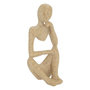 Voir la diapositive 2 : ATMOSPHERA Lot de 3 Statuettes Femmes  Aby  11cm Beige