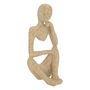 Voir la diapositive 2 : ATMOSPHERA Lot de 3 Statuettes Femmes  Aby  11cm Beige