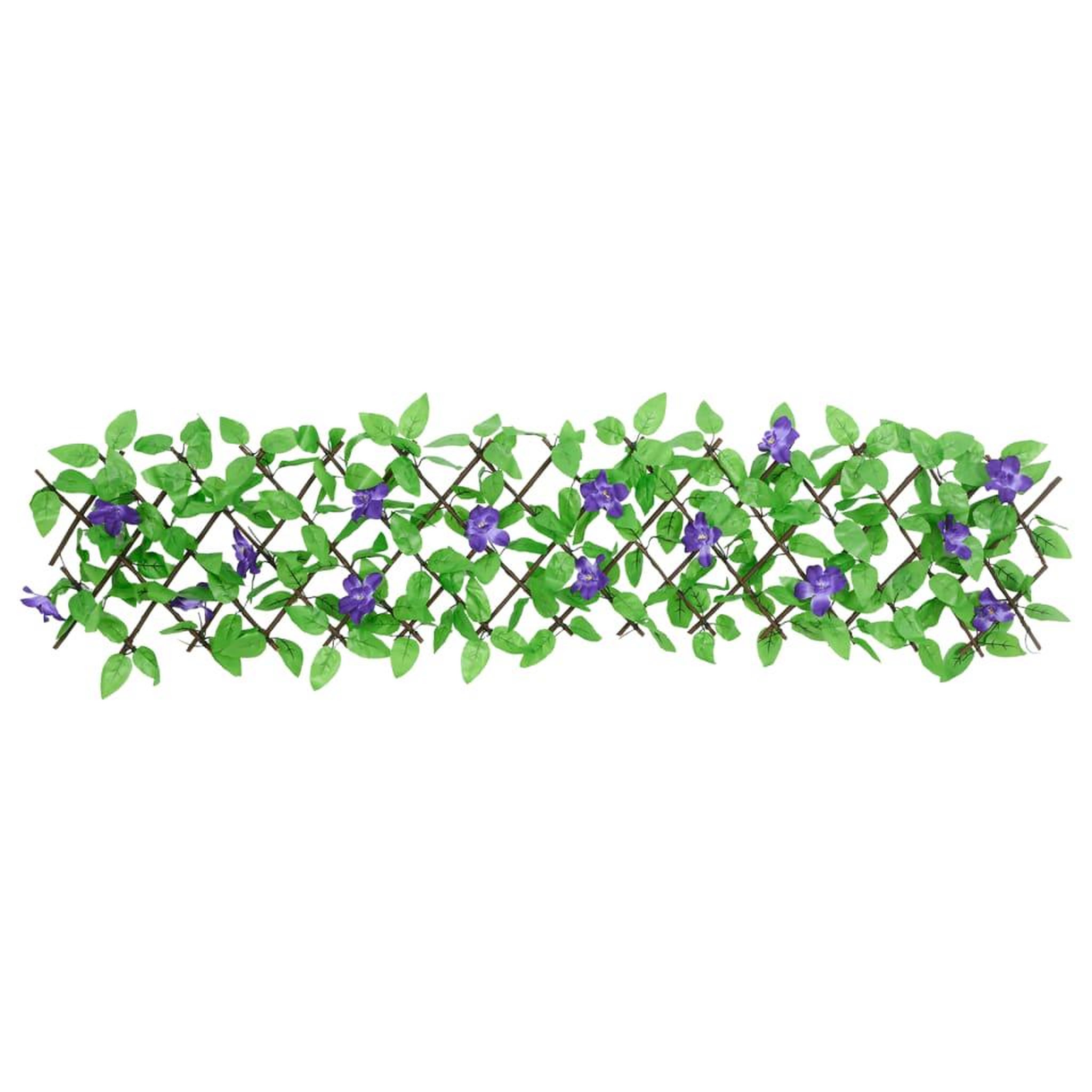 Voir la diapositive 5 : VIDAXL vidaXL Treillis de lierre artificiel extensible 5 pcs vert 180x20 cm