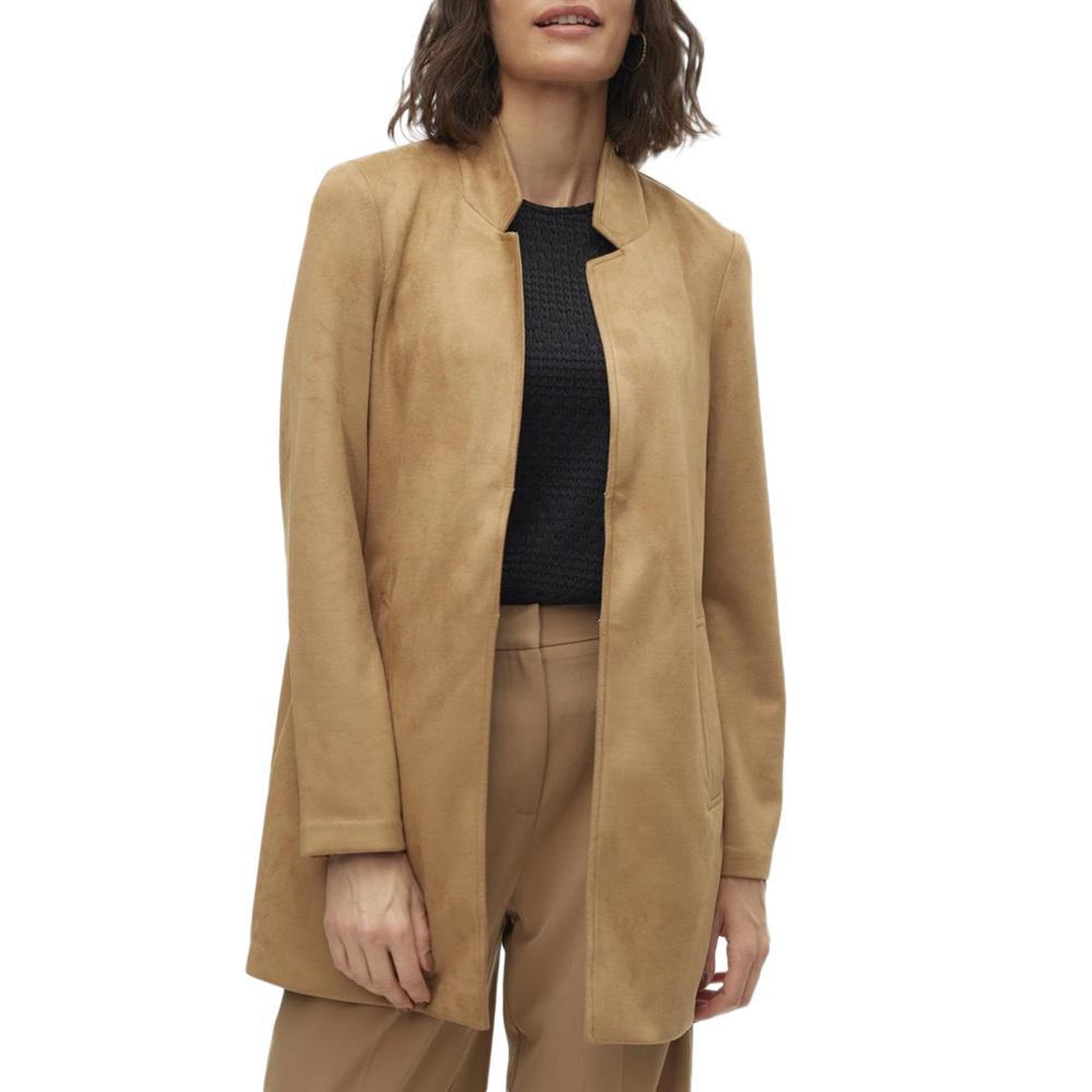 Vero Moda Veste Marron Femme Vero Moda Josefreja. Coloris disponibles : Marron