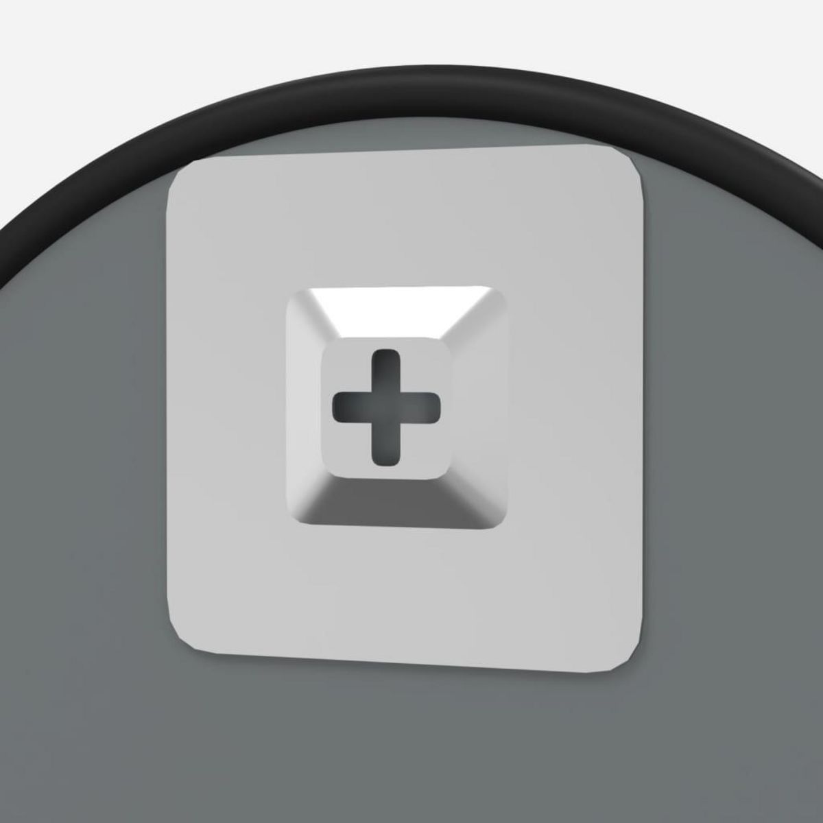 VIDAXL Miroir mural Noir Ø 50 cm Rond