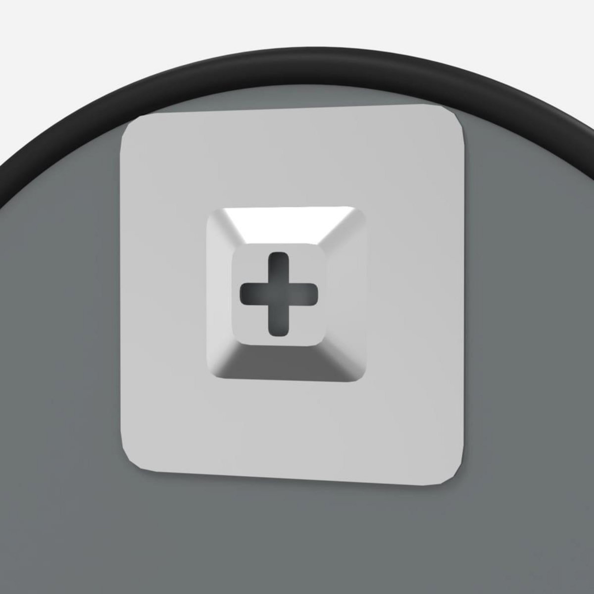 VIDAXL Miroir mural Noir Ø 50 cm Rond