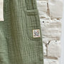 Voir la diapositive 6 : Petit Béguin Pantalon enfant en gaze de coton Gabin