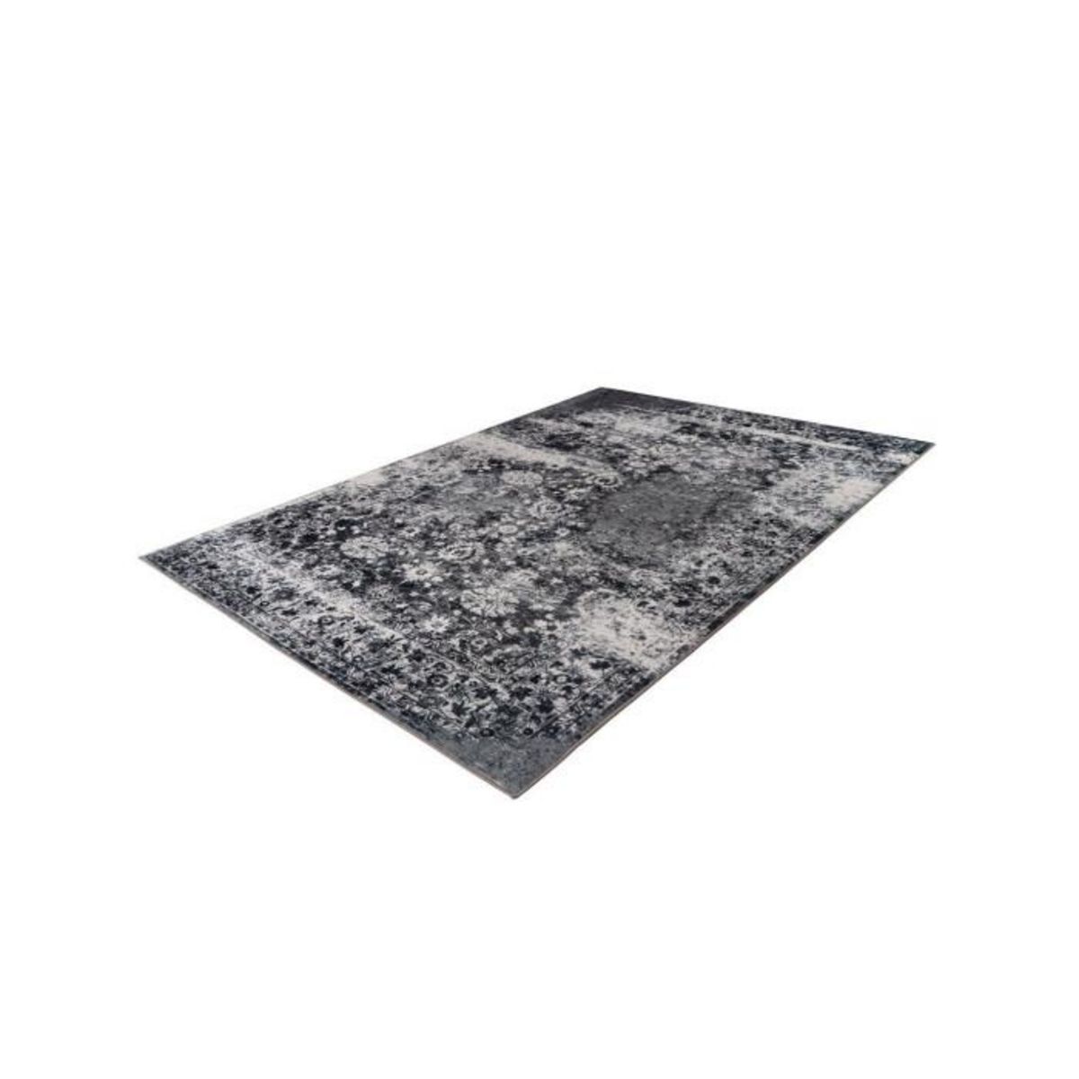 Paris Prix Tapis Tissé Vintage à Poils Plats  Saphira  Gris