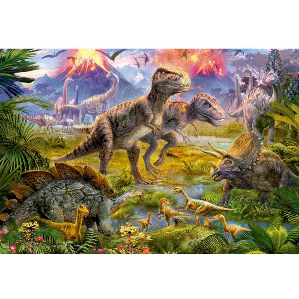 EDUCA Puzzle 500 pièces : Au temps des dinosaures