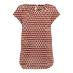 Only Top  imprimé Femme Only Nova. Coloris disponibles : Rouge