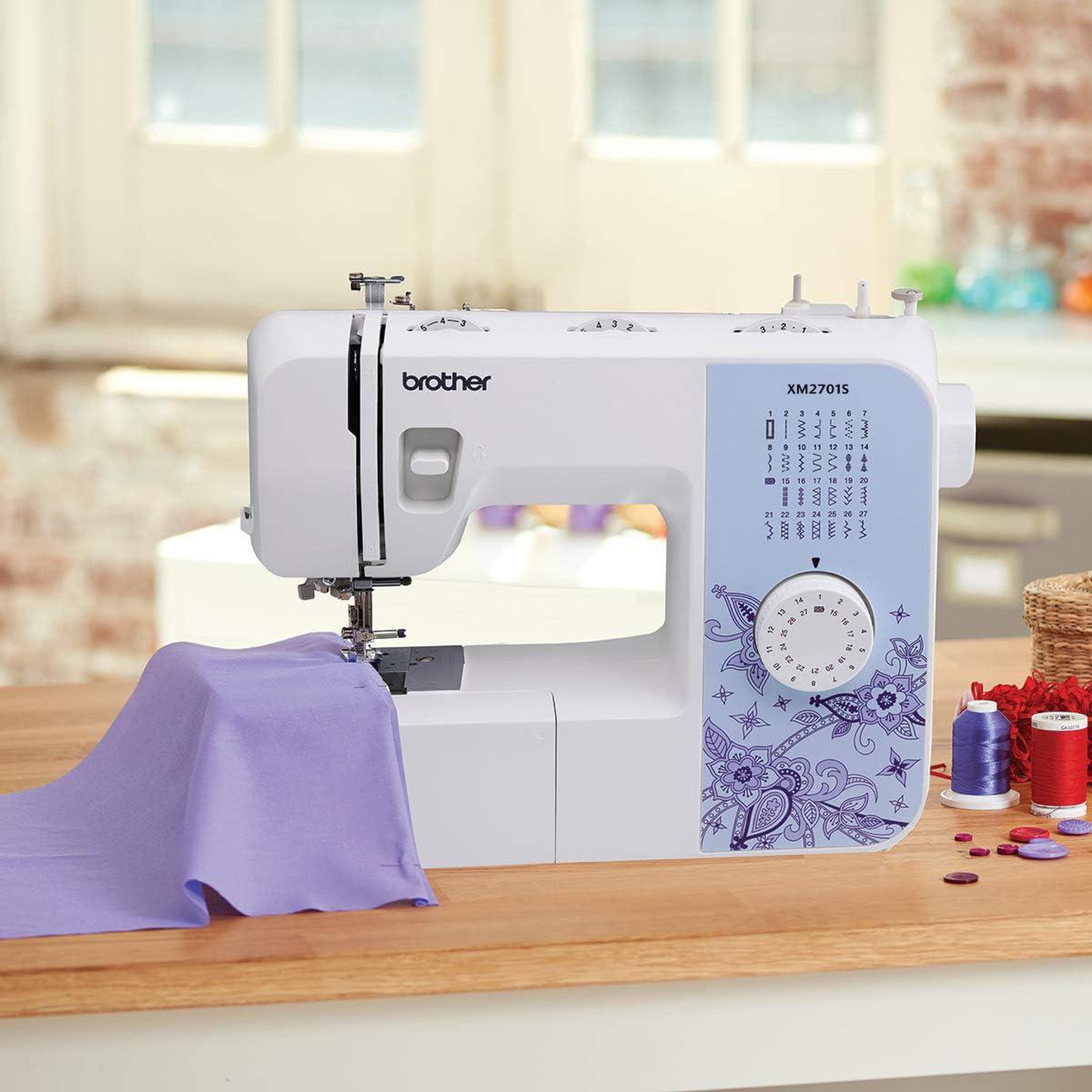 Voir la diapositive 2 : Brother Machine à coudre brother xm2701s
