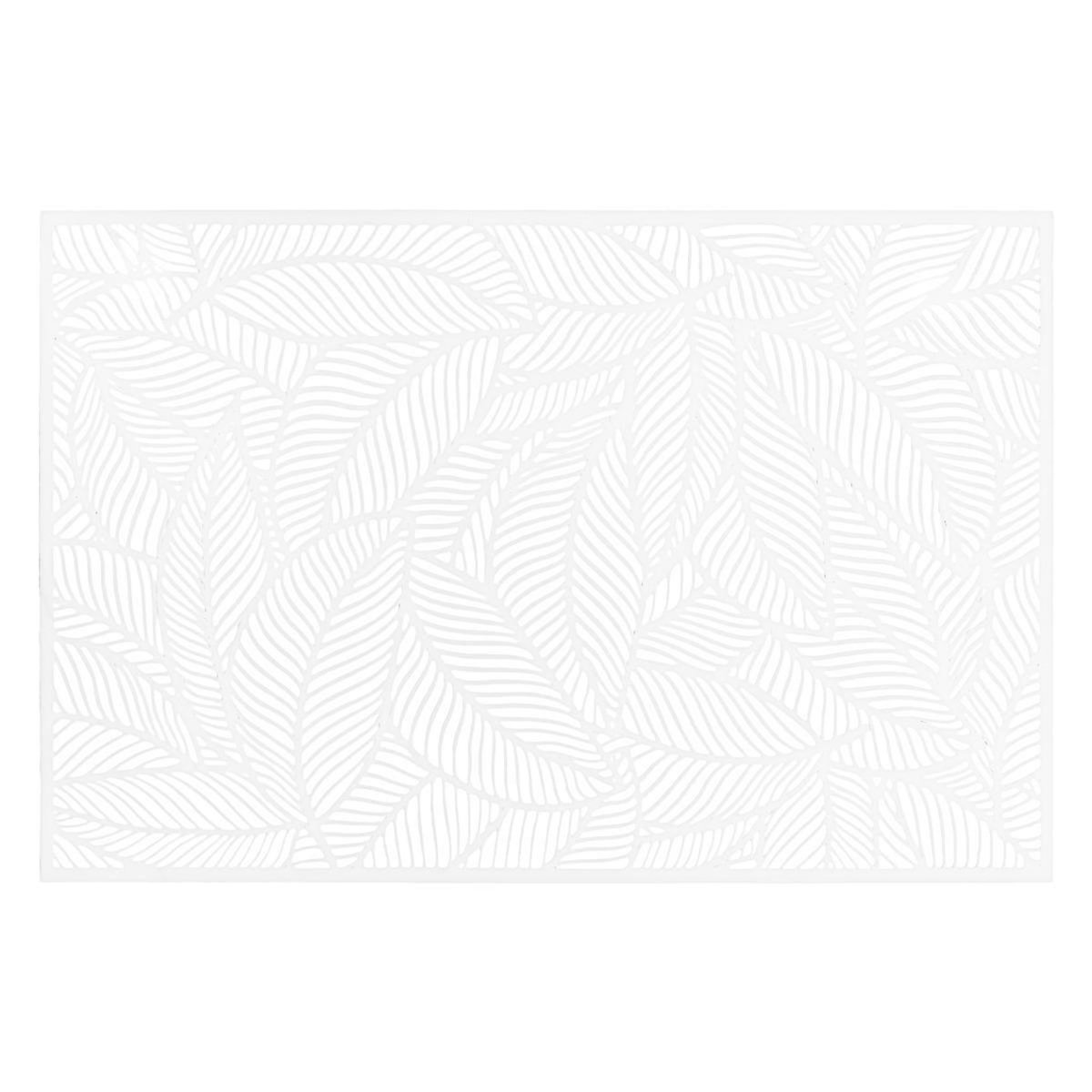 SECRET DE GOURMET Set de Table Design  Eda  30x45cm Argent