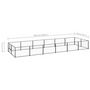 Voir la diapositive 6 : VIDAXL Chenil Noir 12 m² Acier