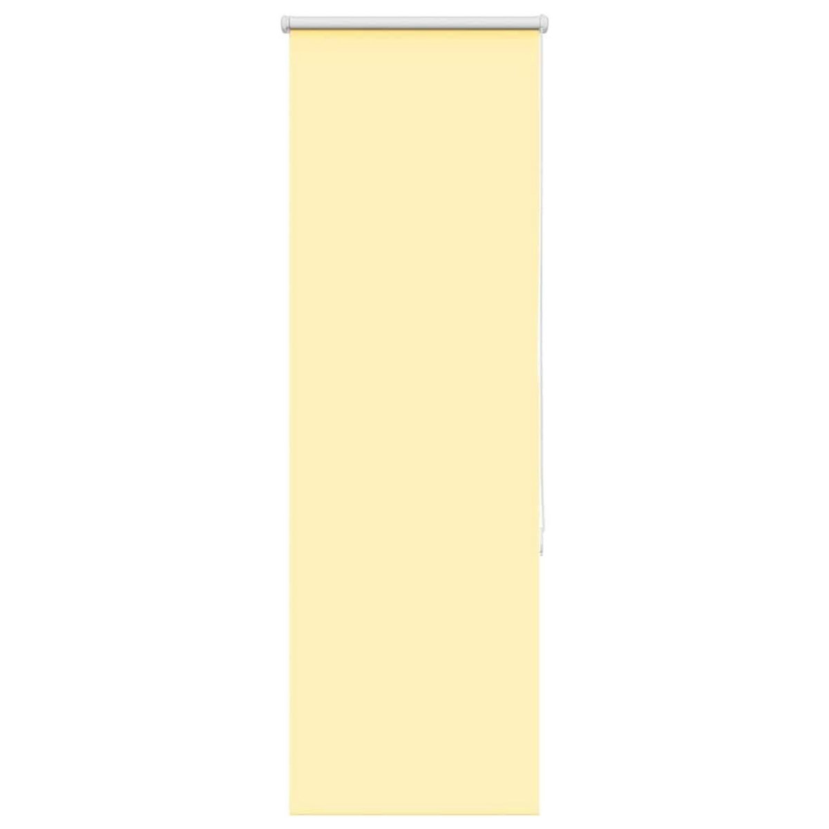 VIDAXL Store enrouleur occultant jaune largeur du tissu 35,7 cm