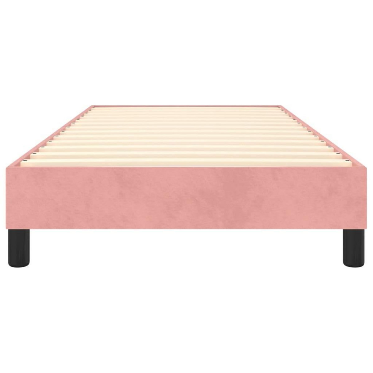 VIDAXL Cadre de lit sans matelas rose 80x200 cm velours