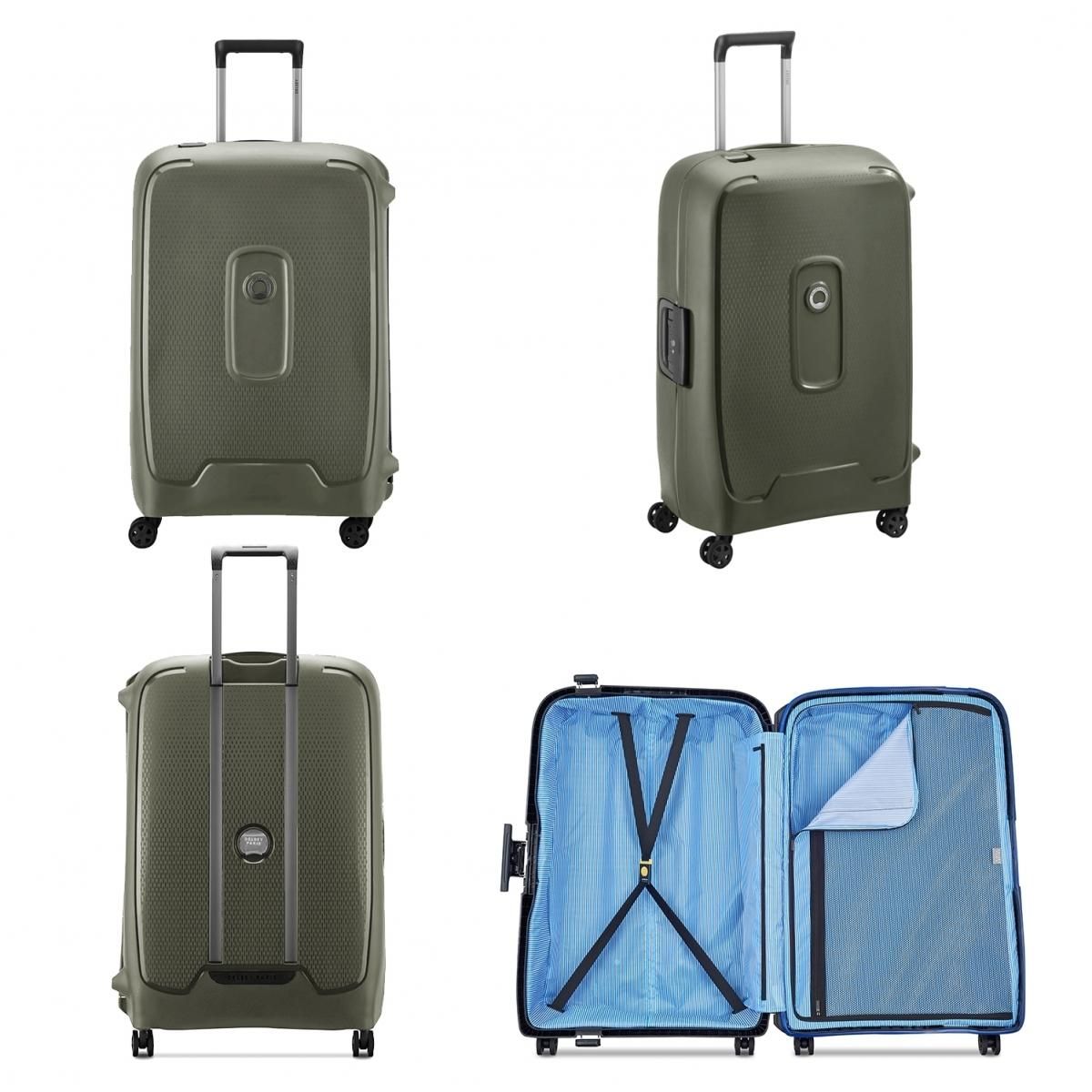 Delsey Grande valise rigide Montcenis TSA polypropylène 76cm