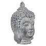 Voir la diapositive 2 : Paris Prix Tête de Bouddha Déco  Asie  42cm Argent