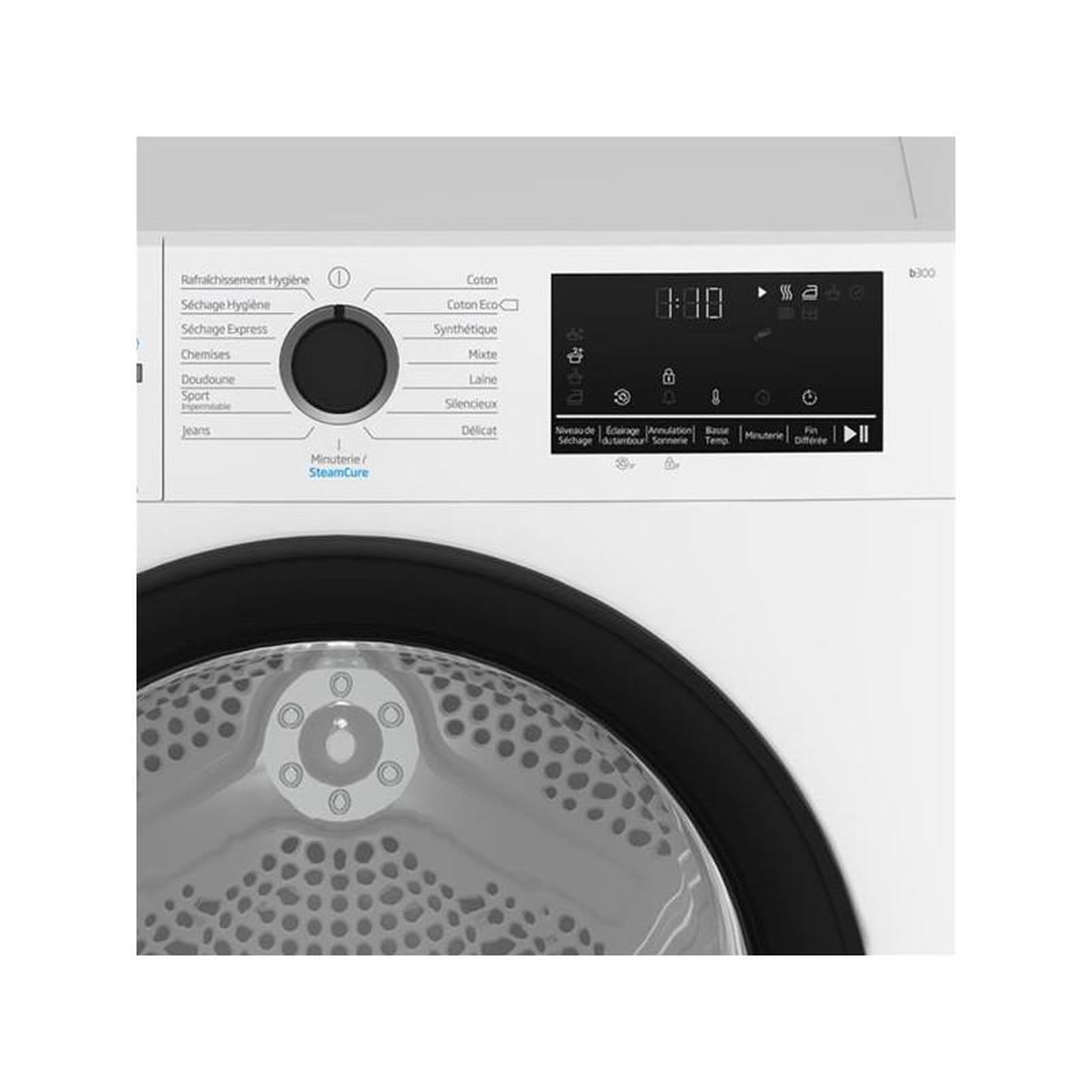 Voir la diapositive 5 : Beko Sèche linge pompe à chaleur à condensation 7kg 1400 tours/min - d3h27493w