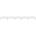 VIDAXL Ensemble de cloture de jardin arquee 77,3x26 cm vert