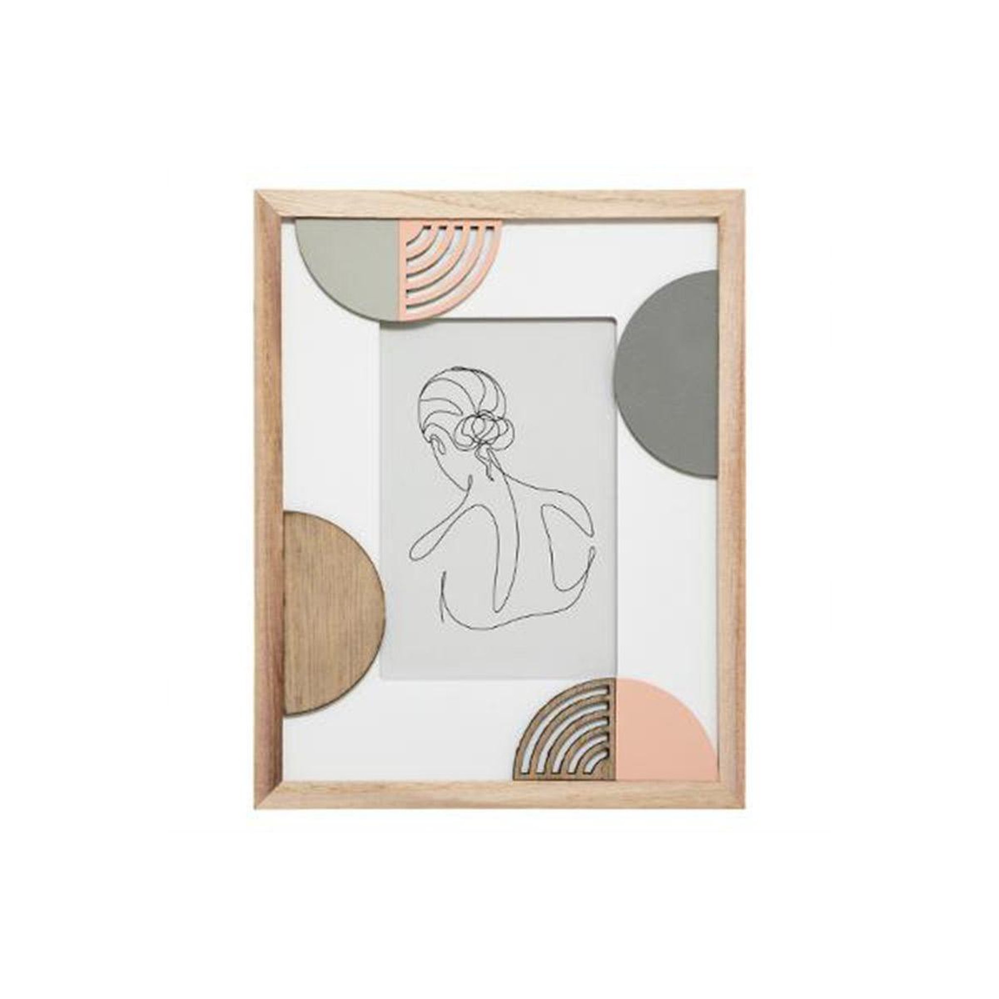Voir la diapositive 2 : ATMOSPHERA Cadre photo design  geo thea  10x15cm naturel
