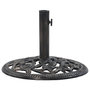 Voir la diapositive 1 : VIDAXL Socle de parasol Bronze 12 kg 48 cm Fonte