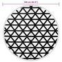 Voir la diapositive 6 : VIDAXL Tapis d'exterieur ARAKIL noir Ø160 cm PP