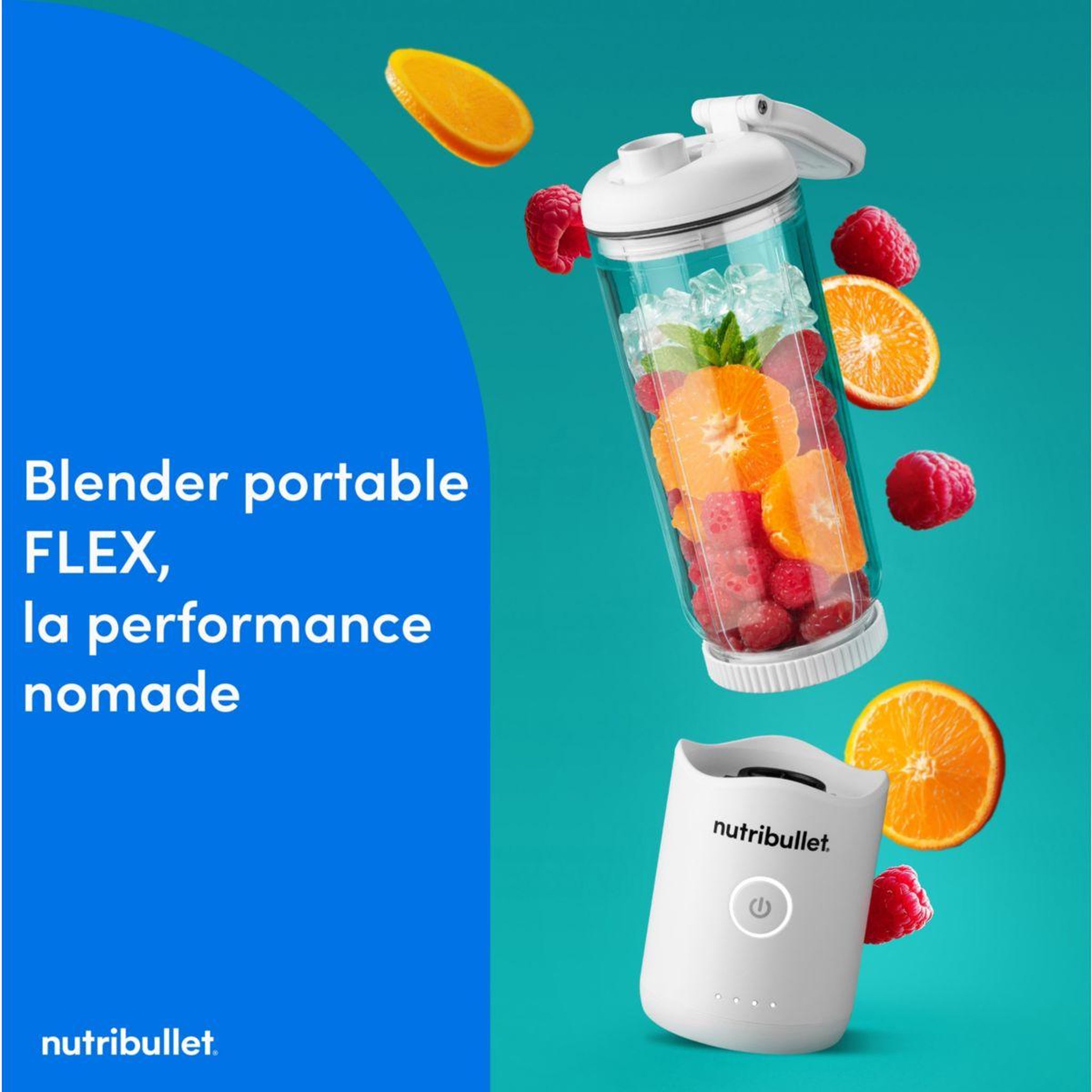Voir la diapositive 2 : nutribullet Blender flex - white nbp013w