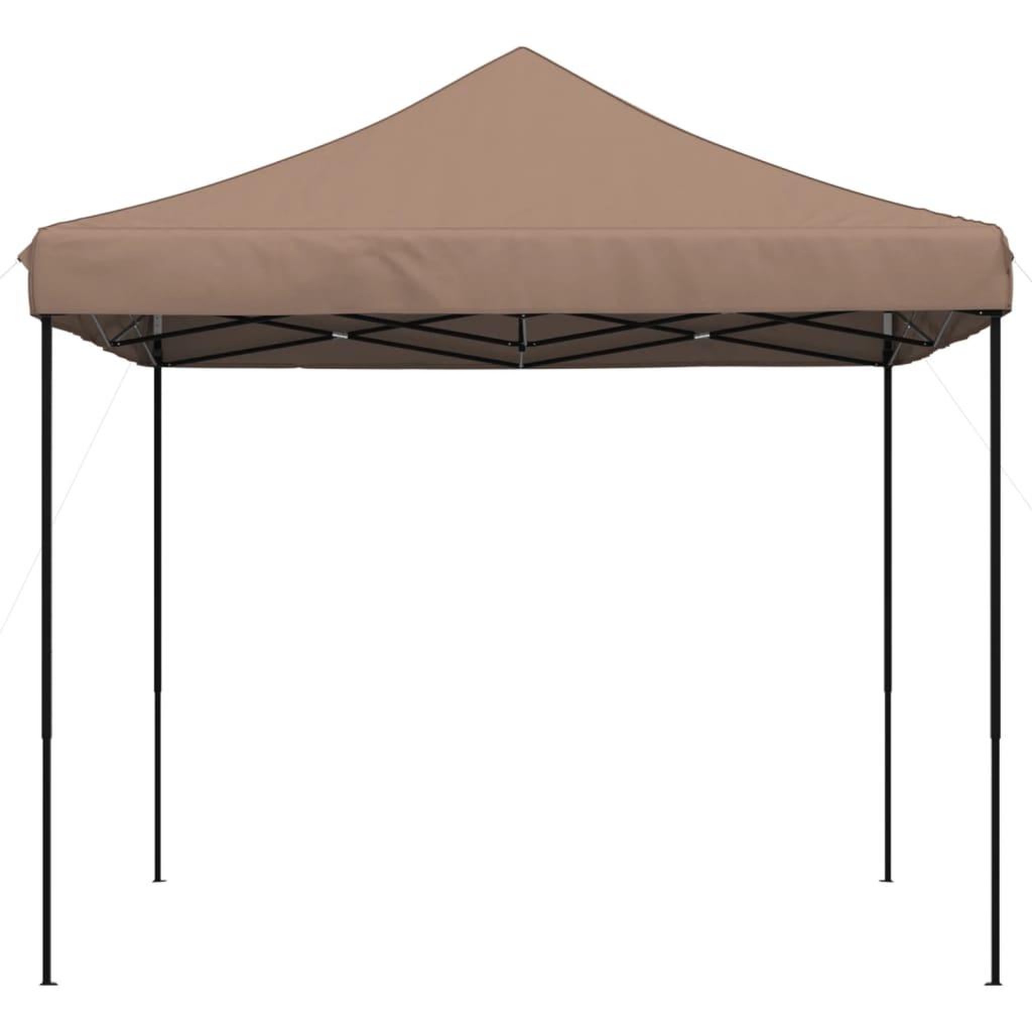 Voir la diapositive 4 : VIDAXL Tente de reception pliable escamotable marron 292x292x315 cm