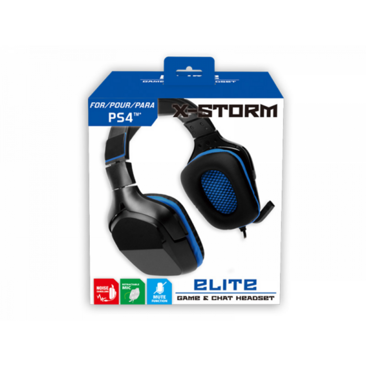 SUBSONIC Casque gaming X-Storm Elite pour PS4