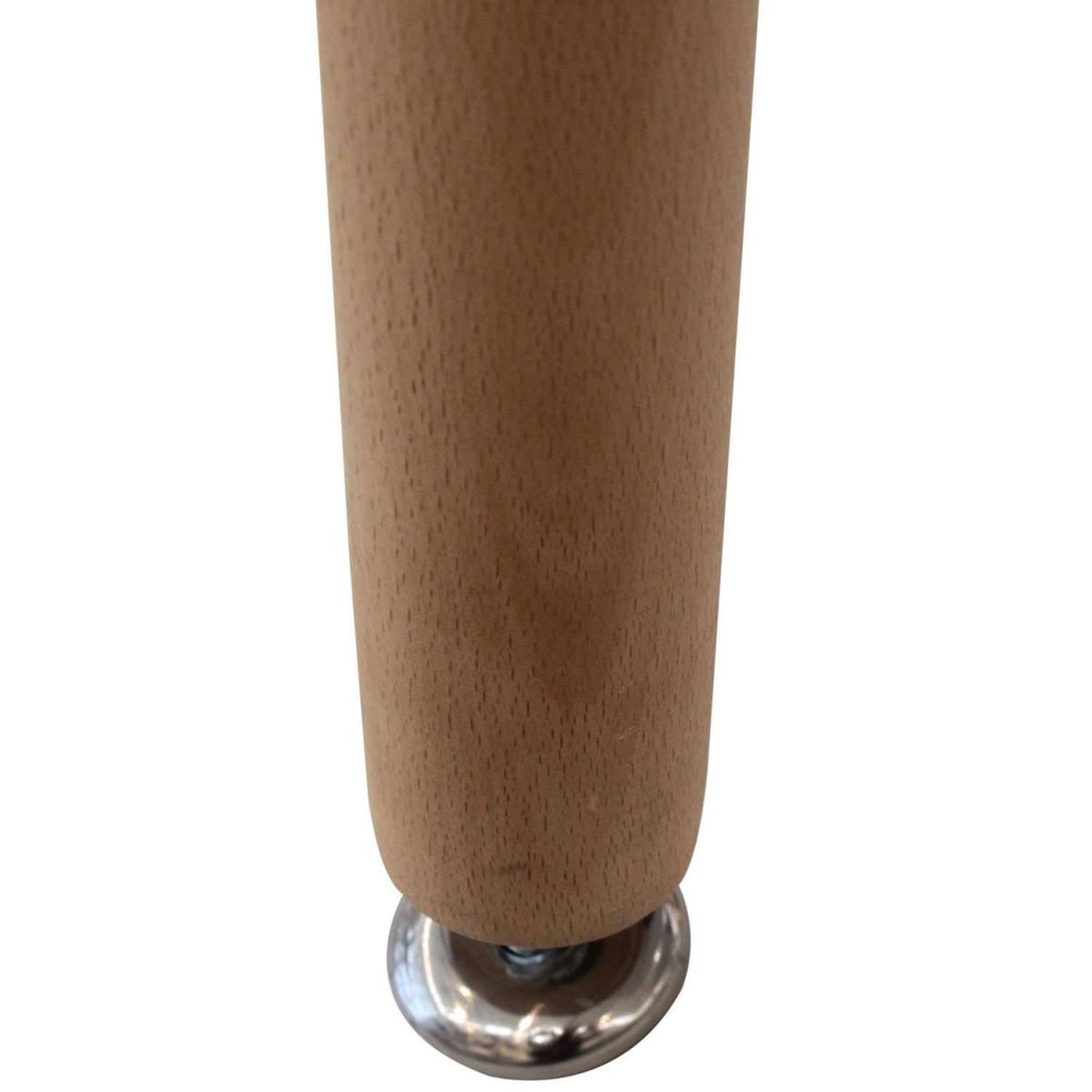 Voir la diapositive 2 : The Home Deco Factory Table de repas scandinave  pulego  76cm blanc