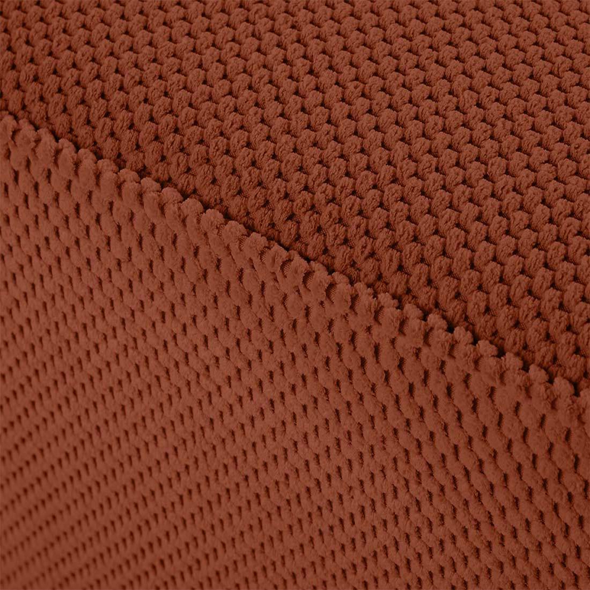 Voir la diapositive 5 : BEST MOBILIER Topaze - fauteuil - en velours texturé