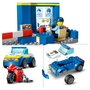 Voir la diapositive 6 : LEGO City 60370 La course poursuite au poste de police, Voiture Jouet et Moto, Prison, 4 Minifigurines et Figurine de Chien, Évasion Prison