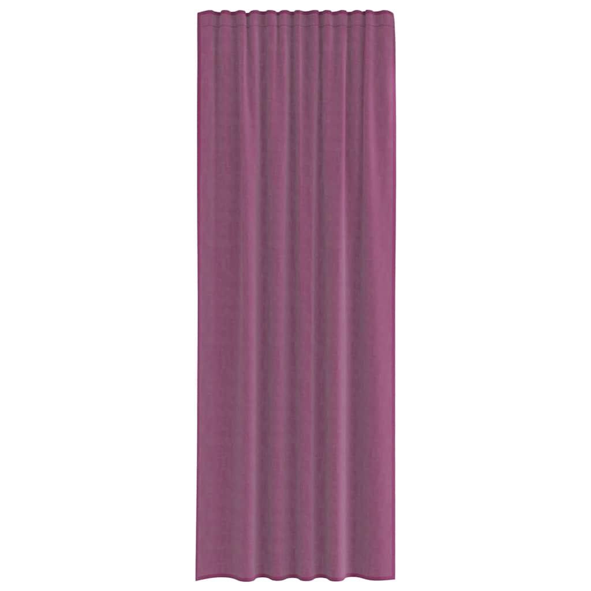 Voir la diapositive 4 : VIDAXL Rideaux en voile avec boucles 2 pcs violet 140x260 cm