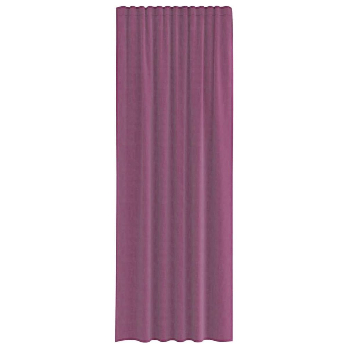 VIDAXL Rideaux en voile avec boucles 2 pcs violet 140x260 cm