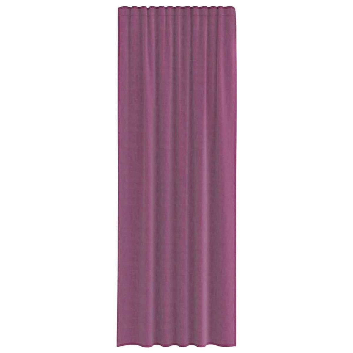 VIDAXL Rideaux en voile avec boucles 2 pcs violet 140x260 cm