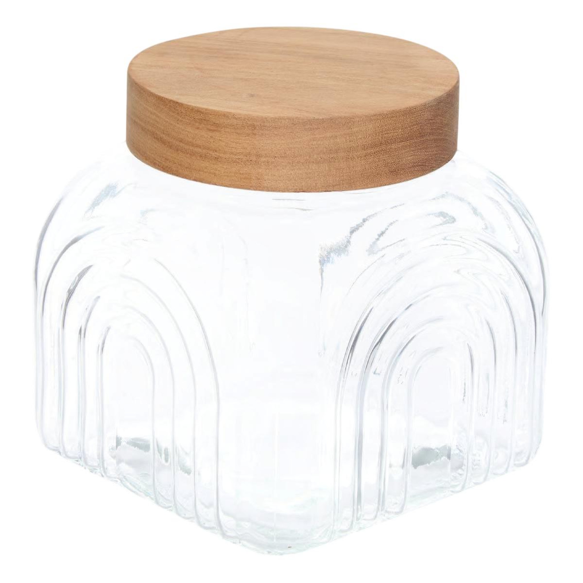 FIVE Bocal de conservation en verre  arche  2,4l transparent